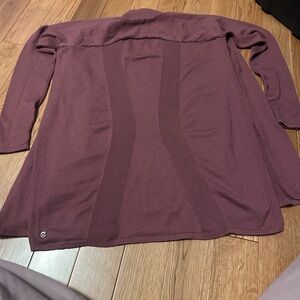 Lululemon Athletica Maroon Cardigan